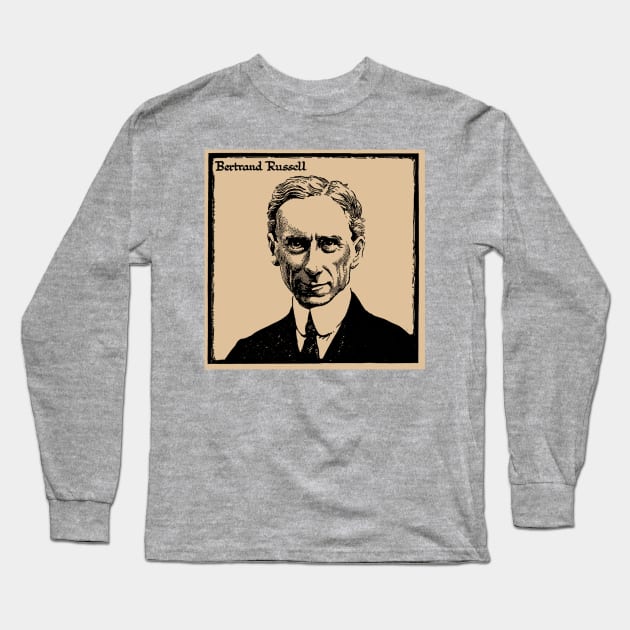 Bertrand Russell Long Sleeve T-Shirt by Stevendan